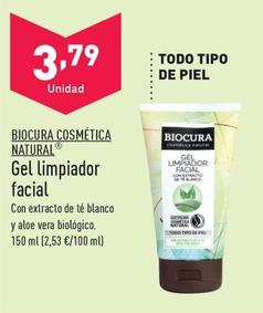 Oferta de Biocura - Gel Limpiador Facial por 3,79€ en ALDI