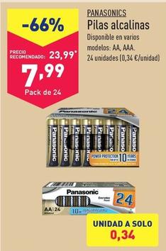 Oferta de Panasonic - Pilas Alcalinas por 7,99€ en ALDI