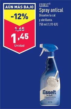 Oferta de Esselt - Spray Antical por 1,45€ en ALDI