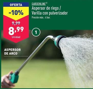 Oferta de Gardenline - Aspersor De Riego/Vainilla Con Pulverizado por 8,99€ en ALDI