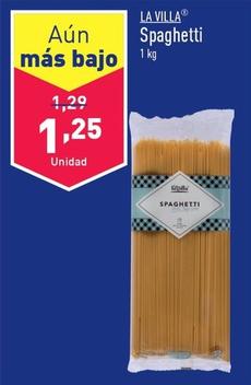 Oferta de La Villa - Spaghetti por 1,25€ en ALDI