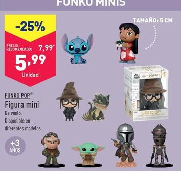 Oferta de Funk Pop - Figura Mini por 5,99€ en ALDI