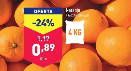 Oferta de Naranja por 1,09€ en ALDI