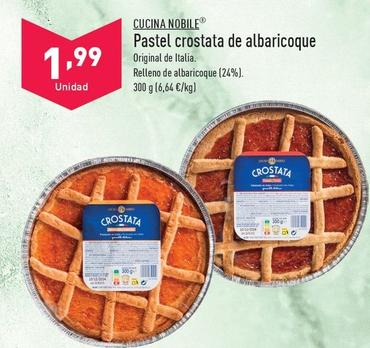 Oferta de Cucina Nobile - Pastel Crostata De Albaricoque por 2,19€ en ALDI