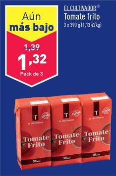 Oferta de El Cultivador - Tomate Frito por 1,32€ en ALDI