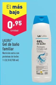 Oferta de Lacura - Gel De Baño Familiar por 0,95€ en ALDI