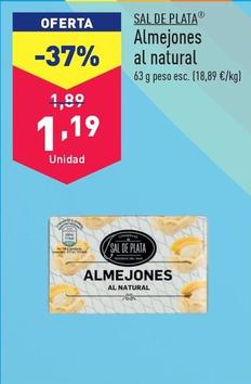 Oferta de Sal De Plata - Almejones Al Natural por 1,19€ en ALDI