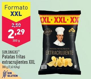 Oferta de Sun Snacks - Patatas Fritas Extracrujientes Xxl por 2,29€ en ALDI