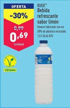 Oferta de River - Bebida Refrescante Sabor Limon por 0,69€ en ALDI