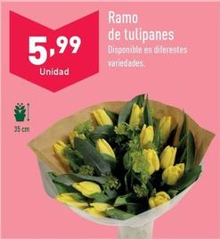 Oferta de Ramo De Tulipanes por 5,99€ en ALDI