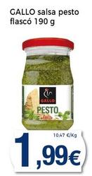 Oferta de Gallo - Salsa Pesto Flasco por 1,99€ en Supermercats Jespac