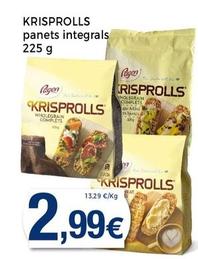 Oferta de Krisprolls - Panets Integrals por 2,99€ en Supermercats Jespac