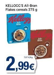 Oferta de Kellogg's - All-Bran Flakes Cereals por 2,99€ en Supermercats Jespac
