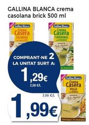 Oferta de Gallina Blanca - Crema Casolana  por 1,99€ en Supermercats Jespac