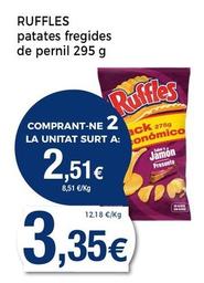 Oferta de Ruffles - Patatas Fregides De Pernil por 3,35€ en Supermercats Jespac