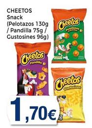 Oferta de Cheetos - Snacks Pleotazos / Pandilla / Gustosines por 1,7€ en Supermercats Jespac