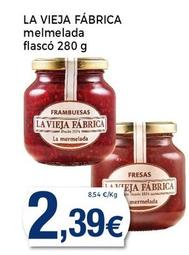 Oferta de La Vieja Fábrica - Mermelada Flasco por 2,39€ en Supermercats Jespac