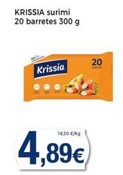 Oferta de Krissia - Surimi por 4,89€ en Supermercats Jespac