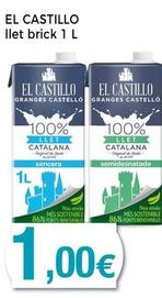 Oferta de El Castillo - Llet  por 1€ en Supermercats Jespac
