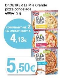 Oferta de Dr Oetker - La Mia Grande Pizza Congelada por 5,5€ en Supermercats Jespac