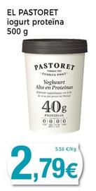 Oferta de Pastoret - Iogurt Proteina por 2,79€ en Supermercats Jespac