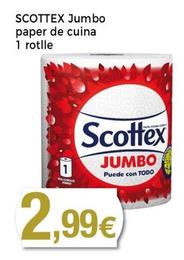 Oferta de Scottex - Jumbo Paper De Cuina por 2,99€ en Supermercats Jespac