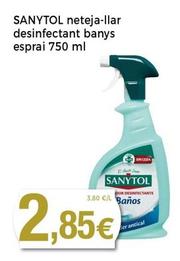 Oferta de Sanytol - Neteja-llar Desinfectant Banys Esprai por 2,85€ en Supermercats Jespac