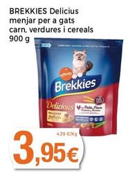 Oferta de Affinity - Brekkies Delicius Menjar Per A Gats Carn por 3,95€ en Supermercats Jespac