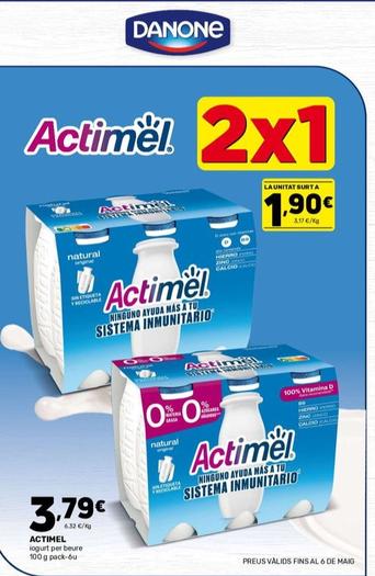Oferta de Danone - Actimel por 3,79€ en Supermercats Jespac