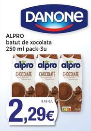 Oferta de Danone - Alpro Batut De Xocolata por 2,29€ en Supermercats Jespac