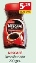 Oferta de Nescafé - Descafeinado por 5,29€ en Supermercados Extremadura