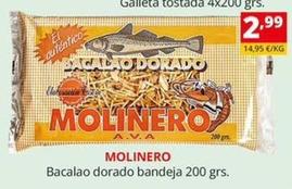 Oferta de Molinero - Bacalao Dorado Bandeja por 2,99€ en Supermercados Extremadura