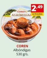 Oferta de Coren - Albóndigas por 2,49€ en Supermercados Extremadura