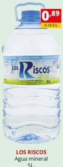Oferta de Los Riscos - Agua Mineral por 0,89€ en Supermercados Extremadura