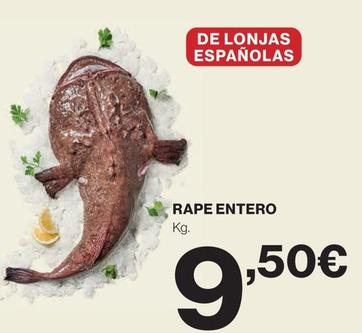 Oferta de Rape por 9,5€ en El Corte Inglés