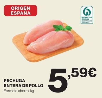 Oferta de Pechuga de pollo por 5,59€ en El Corte Inglés