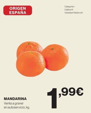 Oferta de Mandarinas por 1,99€ en El Corte Inglés