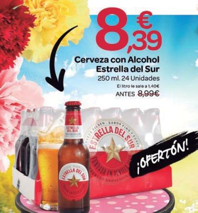 Oferta de Cerveza por 8,39€ en Supermercados El Jamón