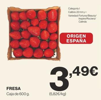 Oferta de Fresas por 3,49€ en Supercor
