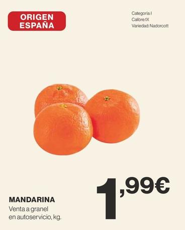 Oferta de Mandarinas por 1,99€ en Supercor