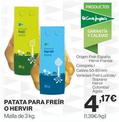 Oferta de El Corte Inglés - Patata Para Freir O Hervir por 4,17€ en Supercor