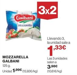 Oferta de Galbani - Mozzarella por 1,99€ en Supercor