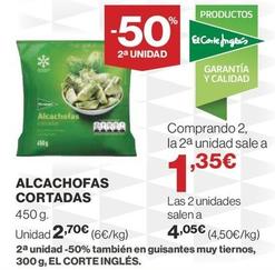 Oferta de El Corte Inglés - Alcachofas Cortadas por 2,7€ en Supercor