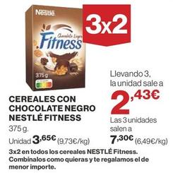 Oferta de Nestlé - Cereales Con Chocolate Negro Fitness por 3,65€ en Supercor