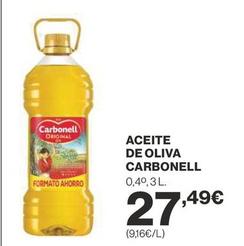 Oferta de Carbonell - Aceite De Oliva por 27,49€ en Supercor