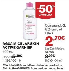 Oferta de Garnier - Agua Micelar Skin Active por 5,39€ en Supercor