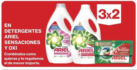 Oferta de Ariel - En Detergentes Sensaciones Y Oxi en Supercor