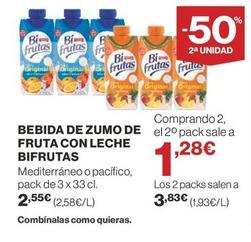 Oferta de Pascual - Bebida De Zumo De Fruta Con Leche Bifrutas por 2,55€ en Supercor