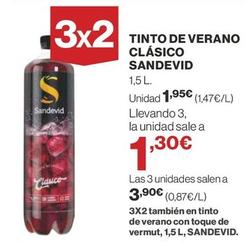 Oferta de Sandevid - Tinto De Verano Clásico por 1,95€ en Supercor