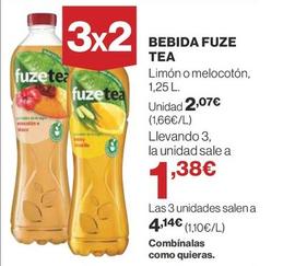 Oferta de Fuze Tea - Bebida por 2,07€ en Supercor